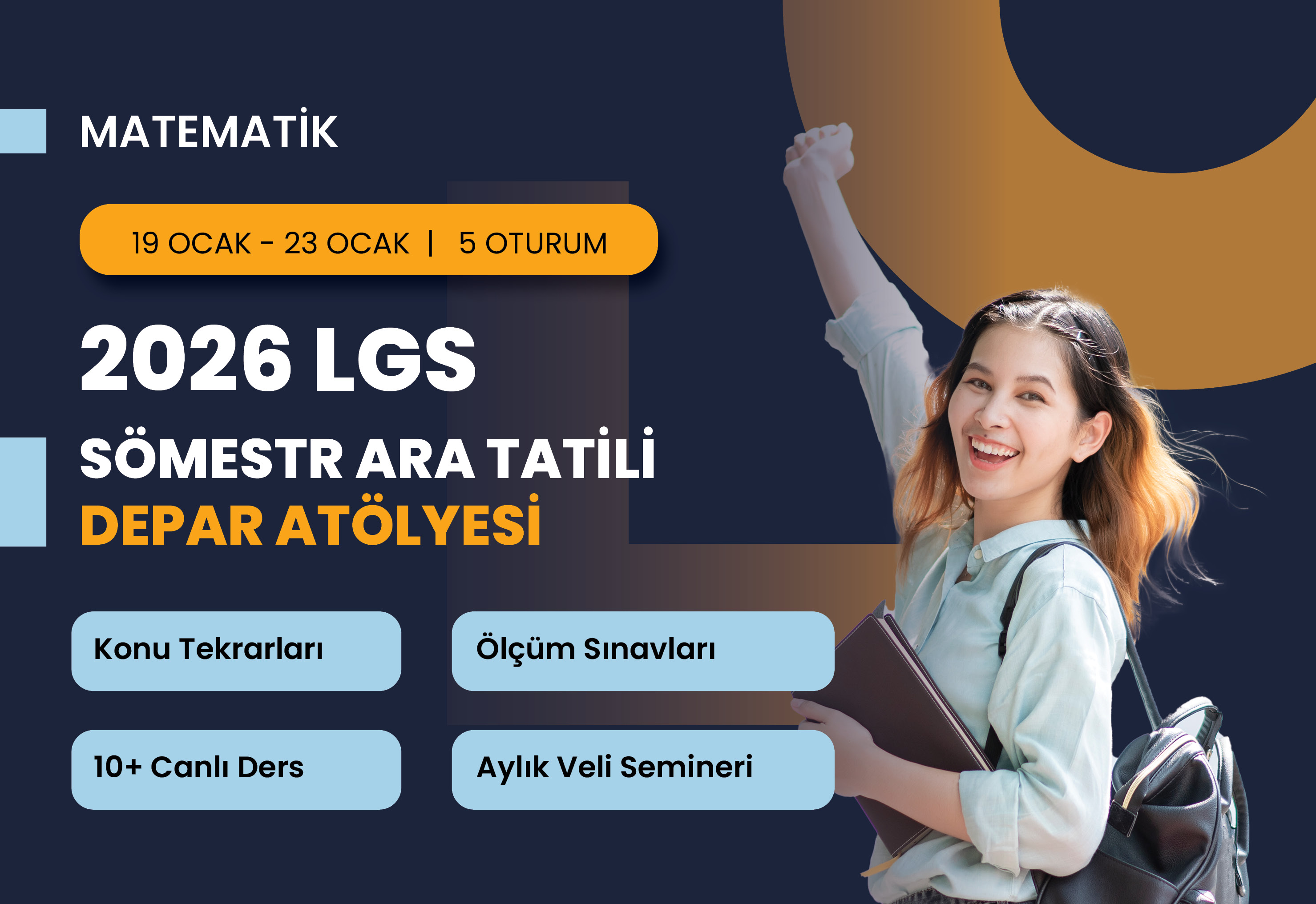 2026 LGS Matematik Sömestr Ara Tatili DEPAR Atölyesi