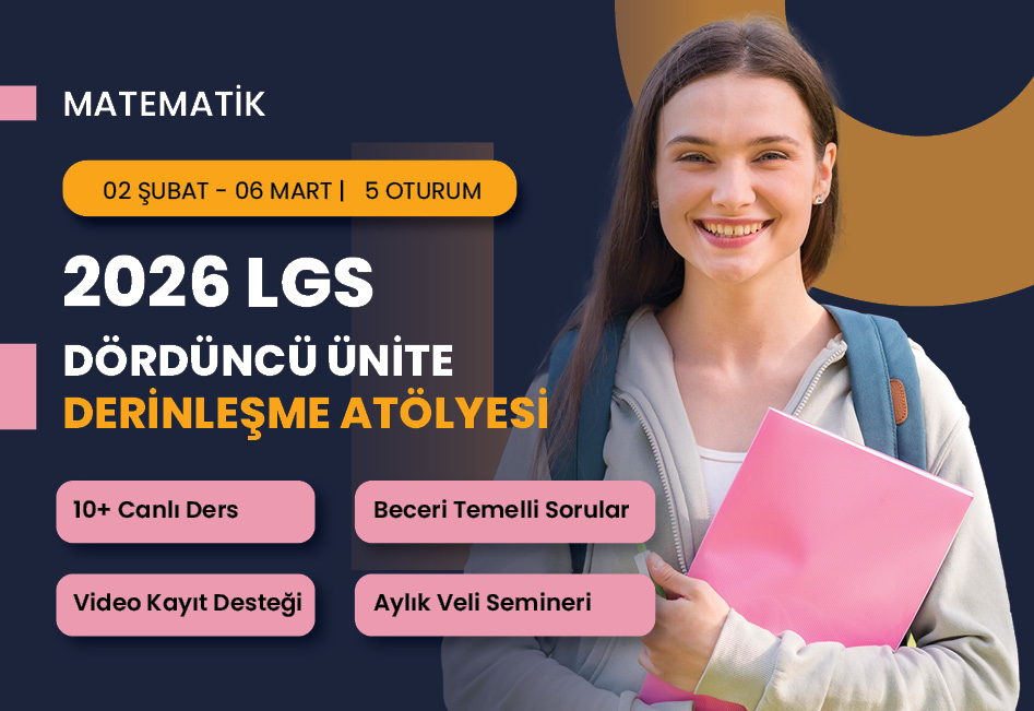 2026 LGS Doğrusal Denklemler ve Eşitsizlik Derinleşme Atölyesi