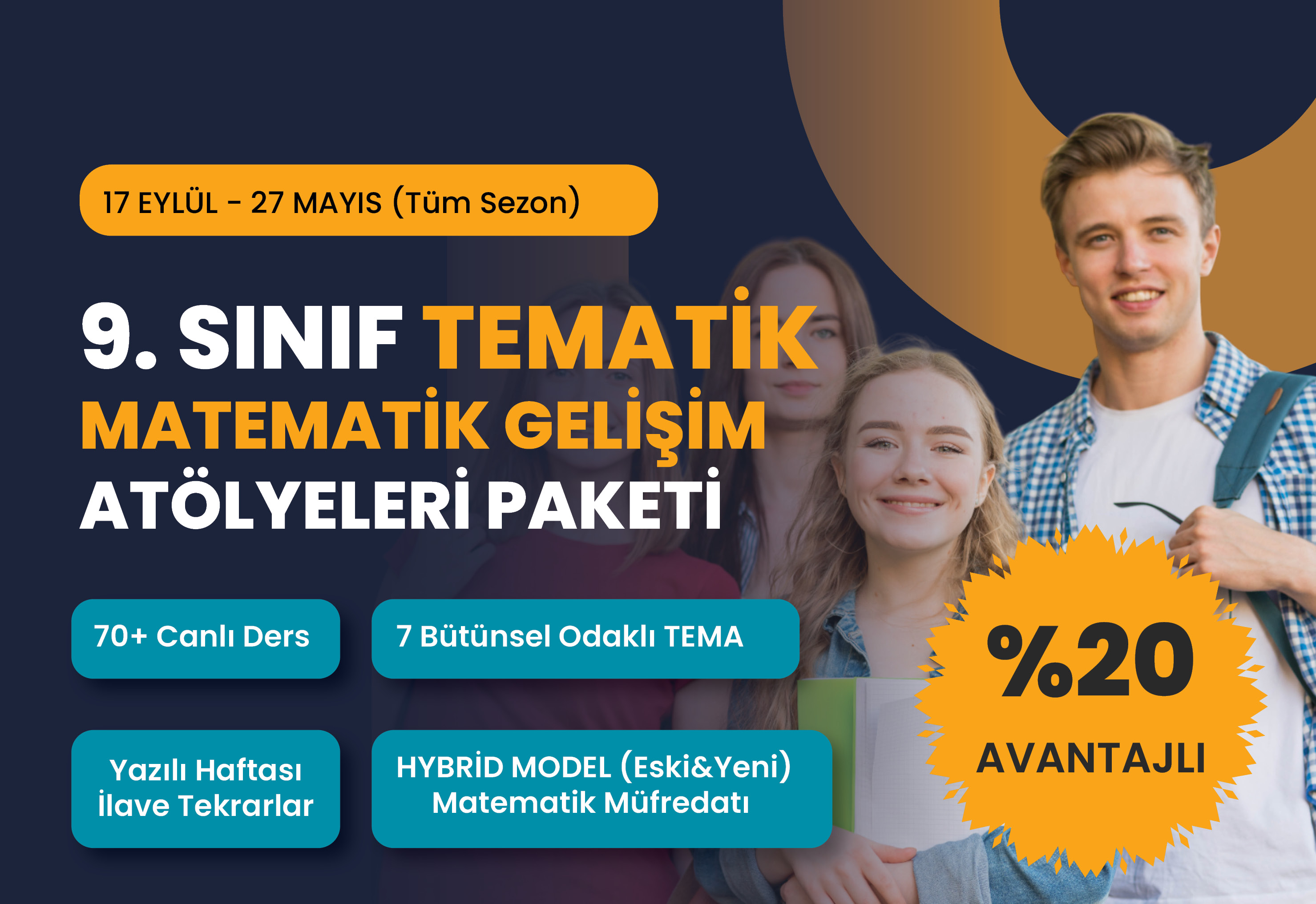 9 Sınıf Tematik Matematik Gelişim Atölyesi Tüm Sezon Paketi