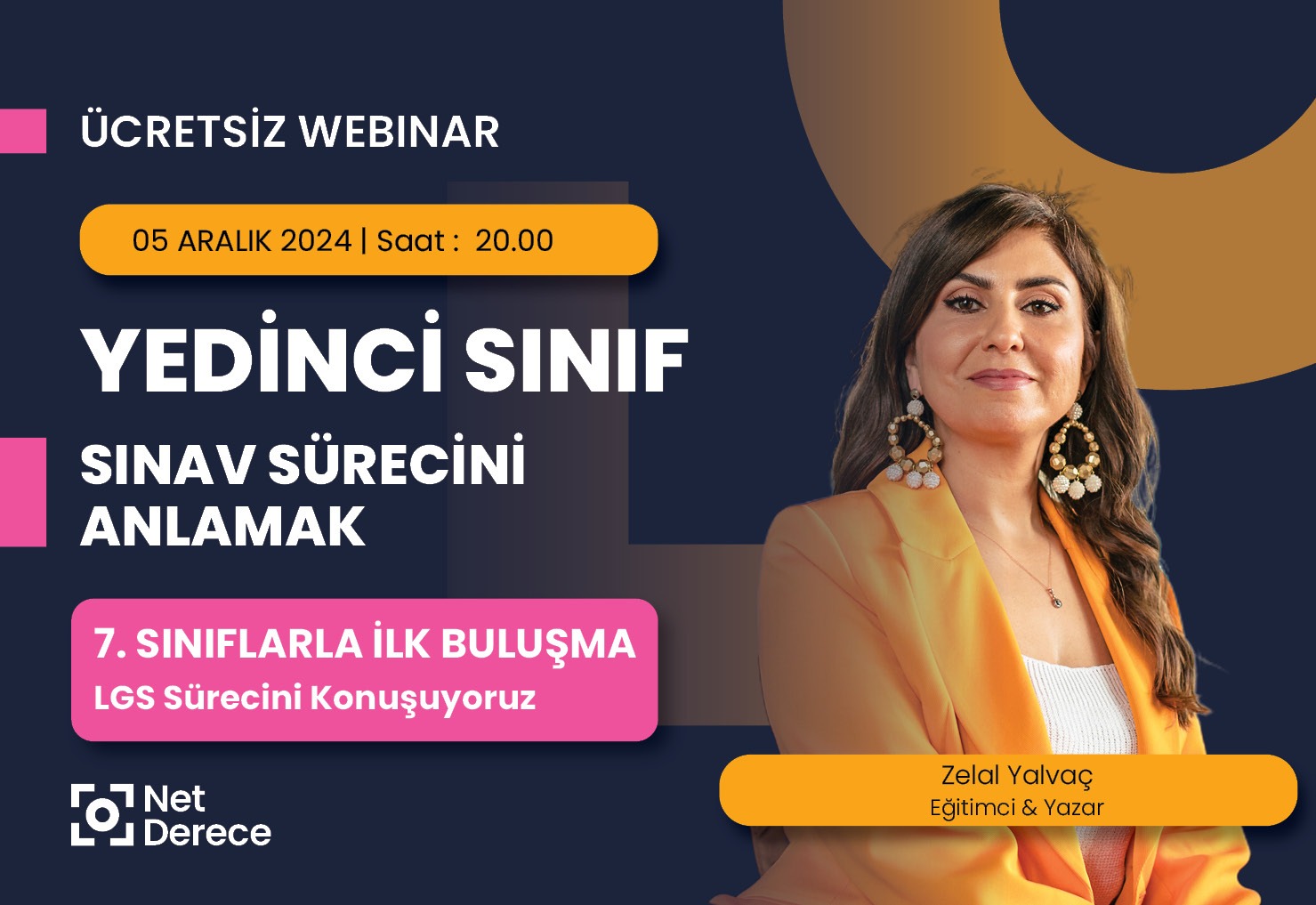 2025 Yedinci Sınıflar Ücretsiz Webinarlar Serisi - 2